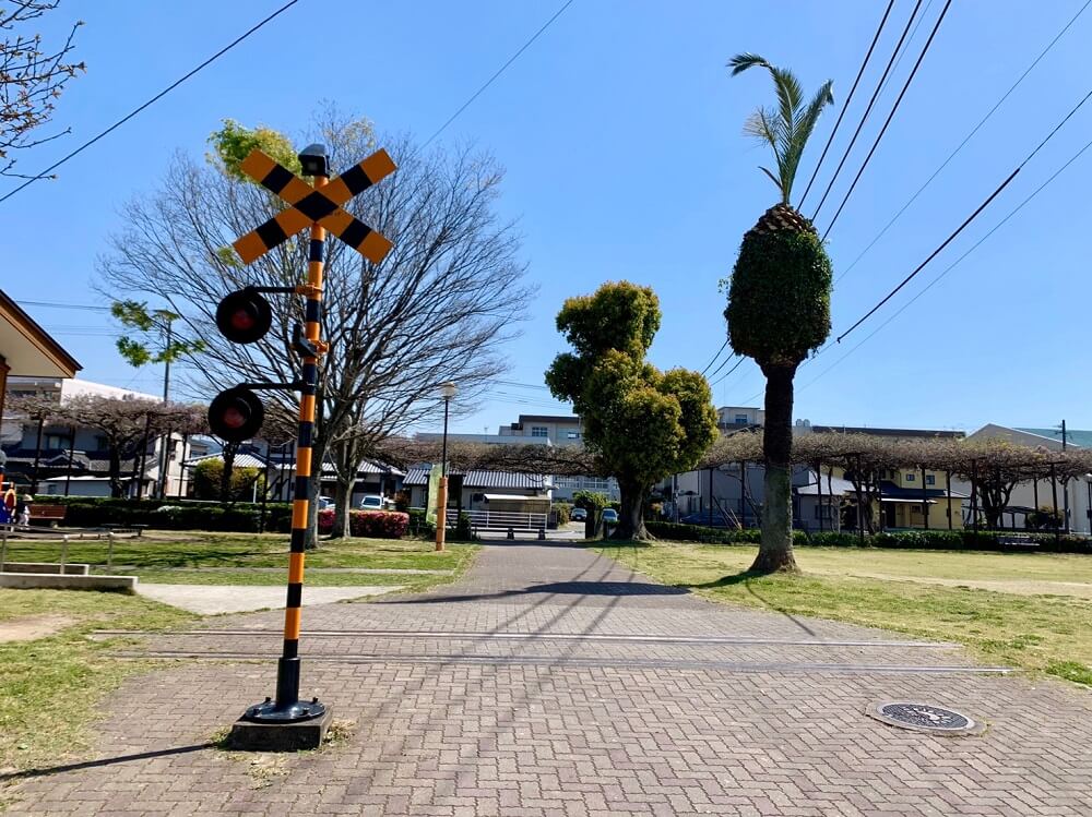 鉄道記念公園 八女市 矢部線 筑後福島駅 の跡地を利用した公園 筑後いこい