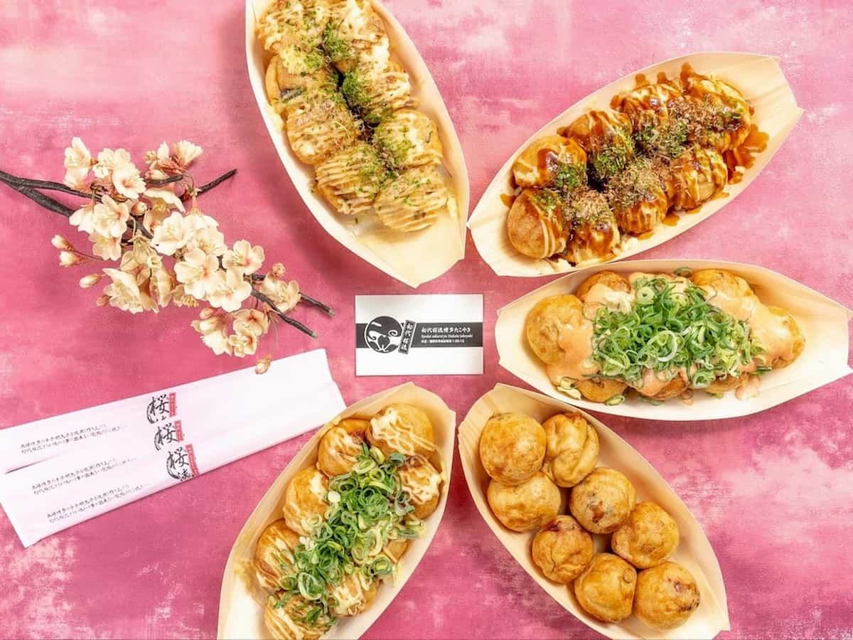 桜流博多たこやき 久留米店って明太子ソースのたこやきが人気の店が出来る。4月1日オープン予定