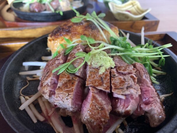 皕(ひょく)の肉汁噴火型ハンバーグやおヒレ肉、お子さまごはんやスイーツを食べてきたよ(大川市)