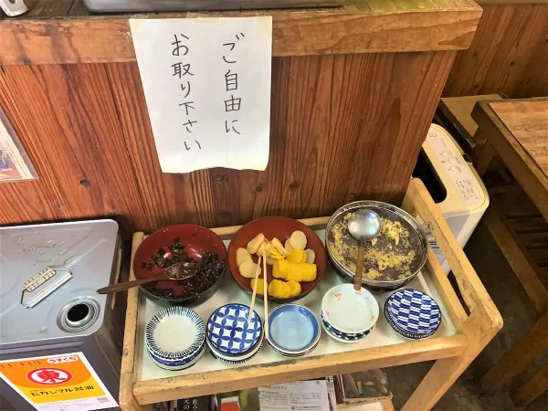東京庵の惣菜