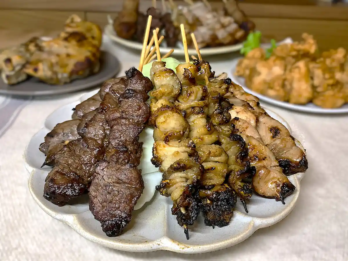 竹盛精肉店の焼とり