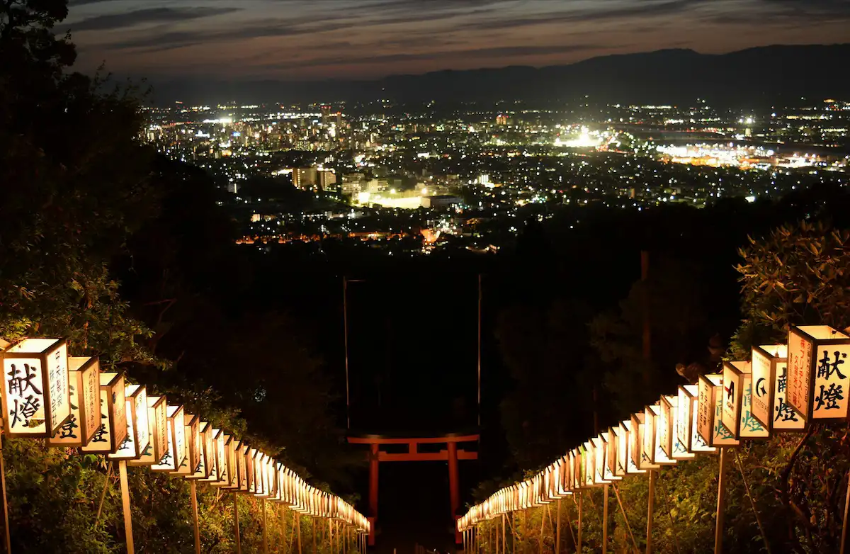 高良大社 献灯祭