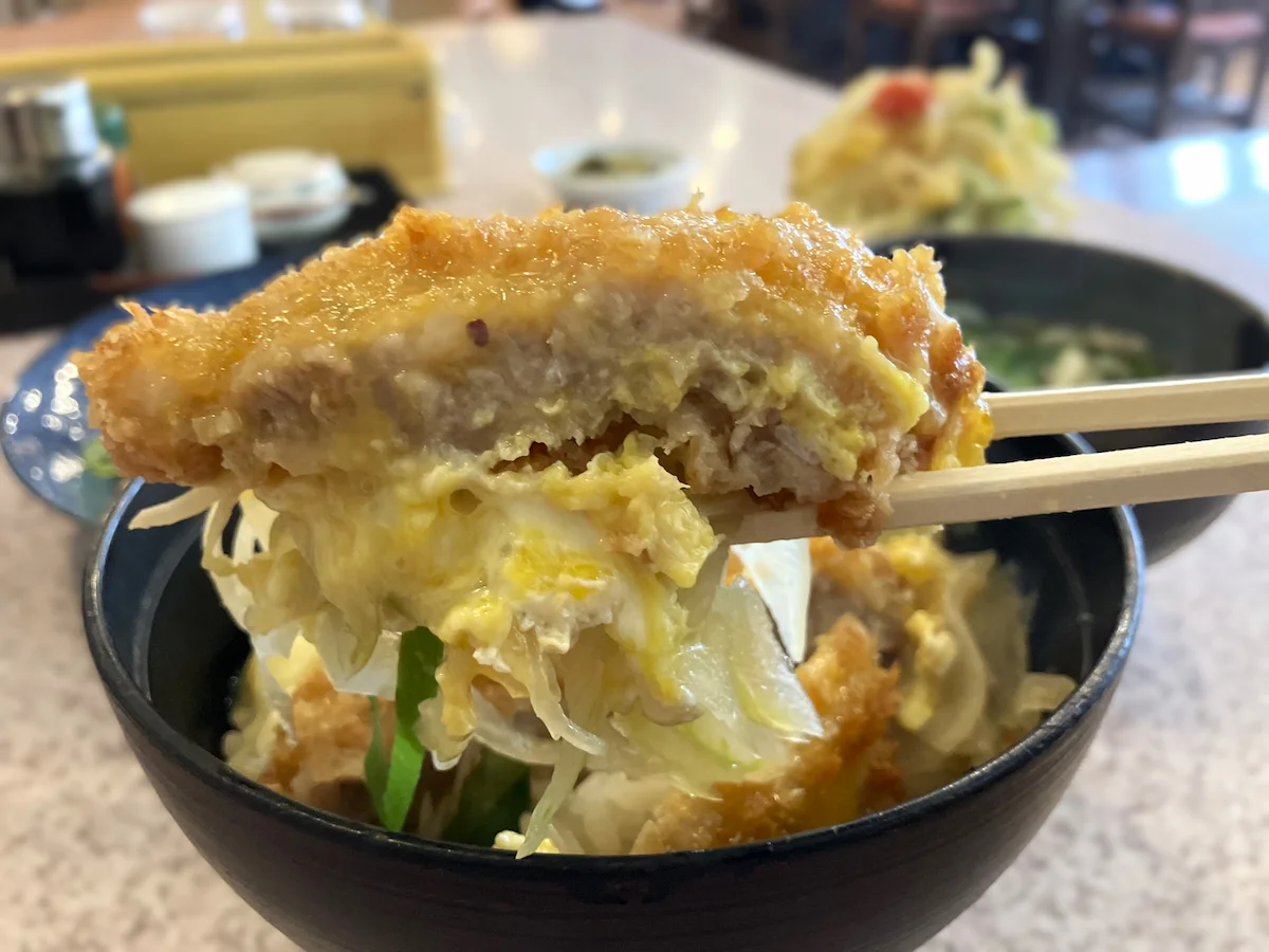 うどん茶房 麺楽のカツ丼＋ミニうどん