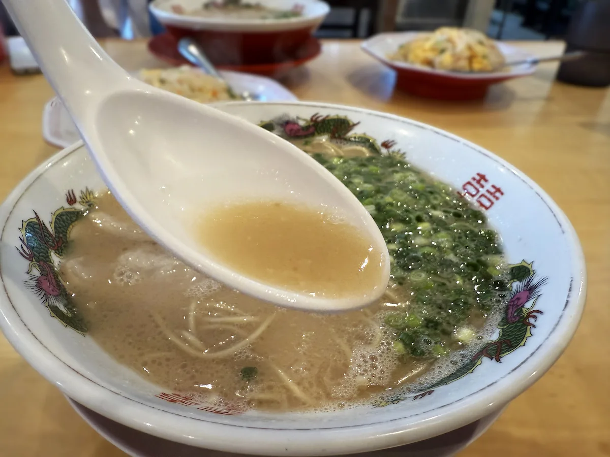 丸久ラーメン三潴店のラーメン