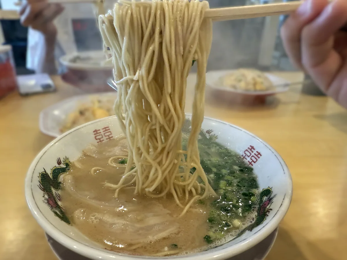 丸久ラーメン三潴店のラーメン