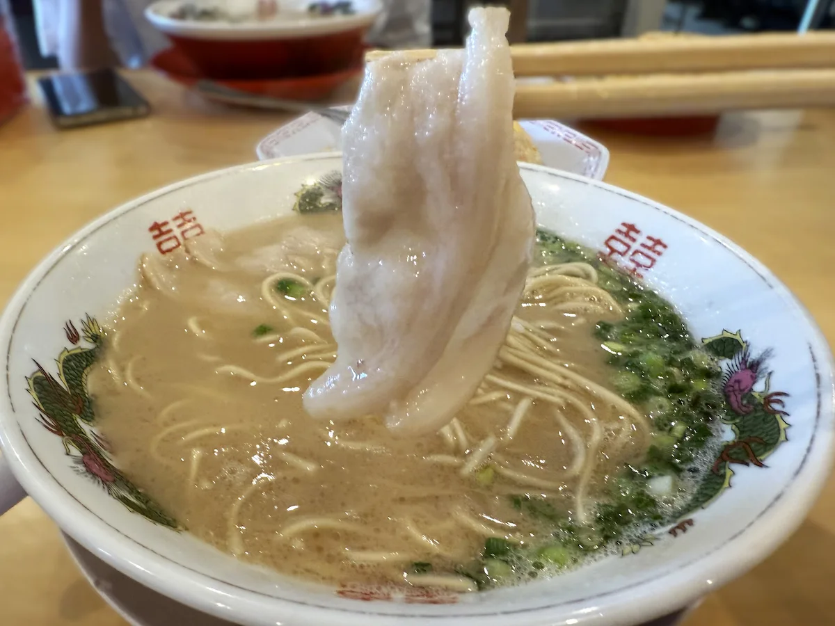 丸久ラーメン三潴店のラーメン