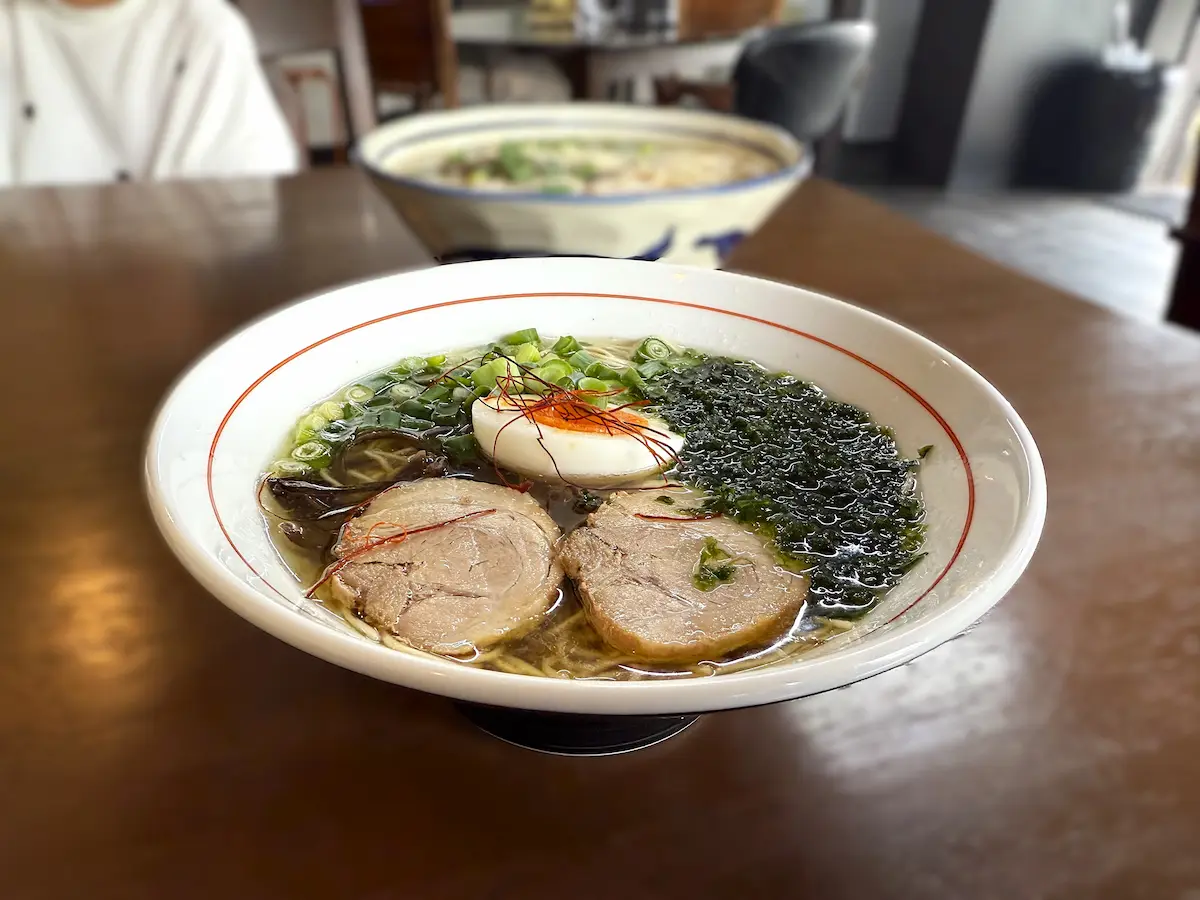 めん処 龍の群れのあおさ塩ラーメン