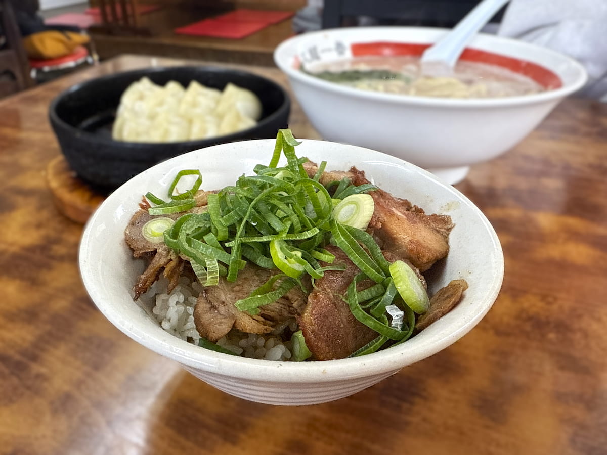 大龍一番 八女店のチャーシュー丼