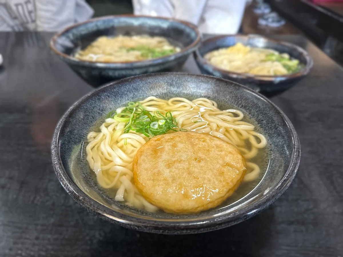 桐乃家の丸天うどん