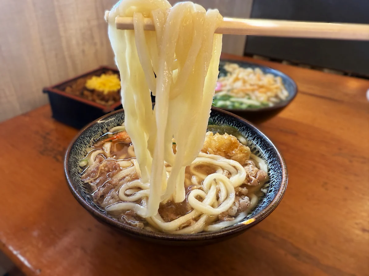 てうち庵 筑後店の肉えび天うどん