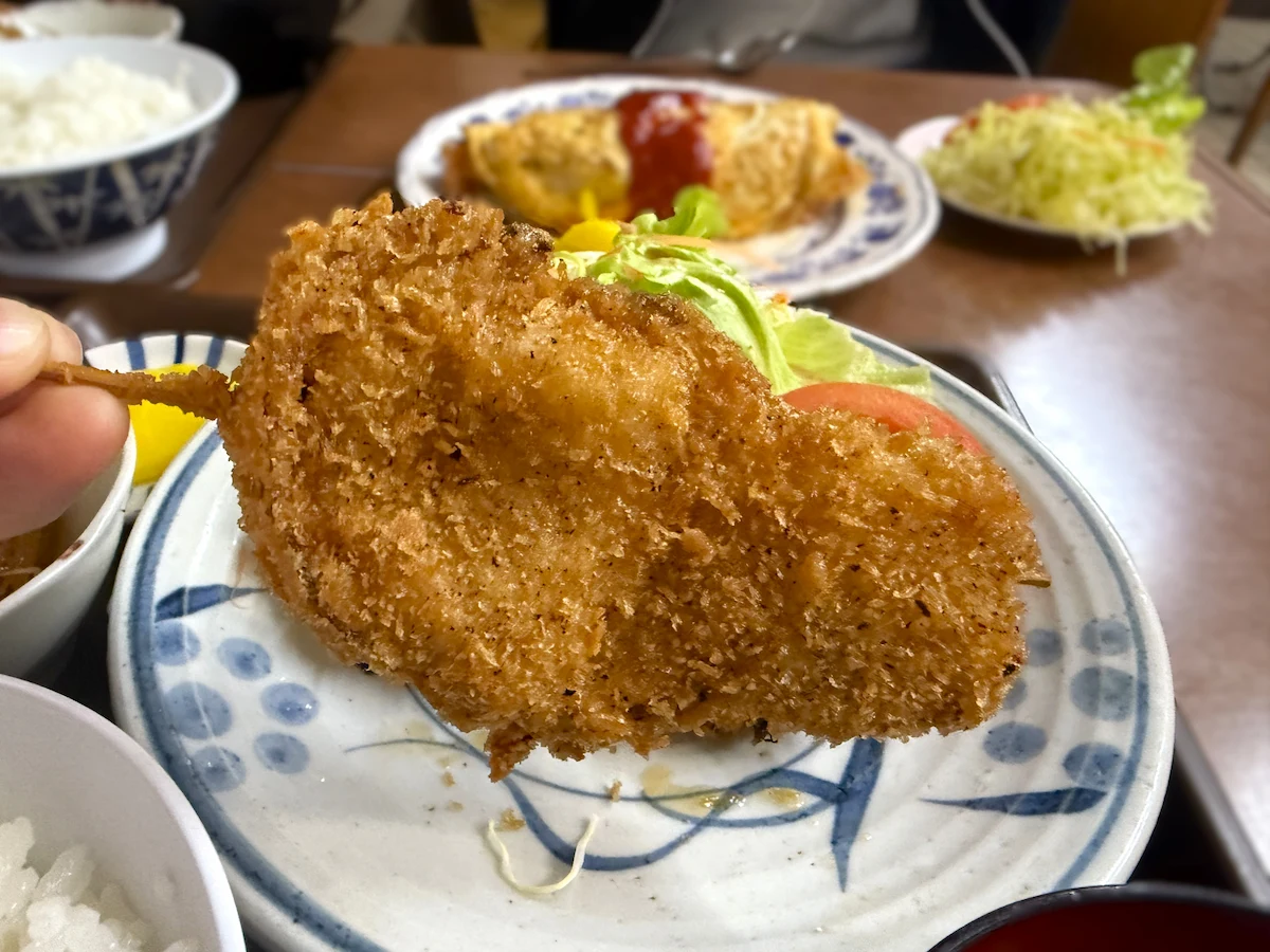 キッチンカロリーの串カツ定食