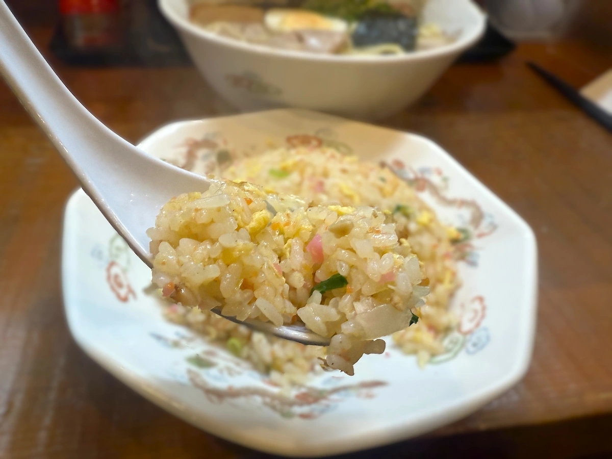 富龍ラーメンの焼き飯