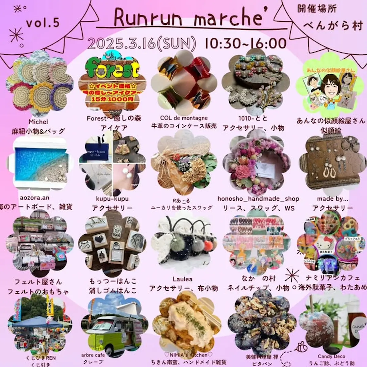 Runrun marchéの内容