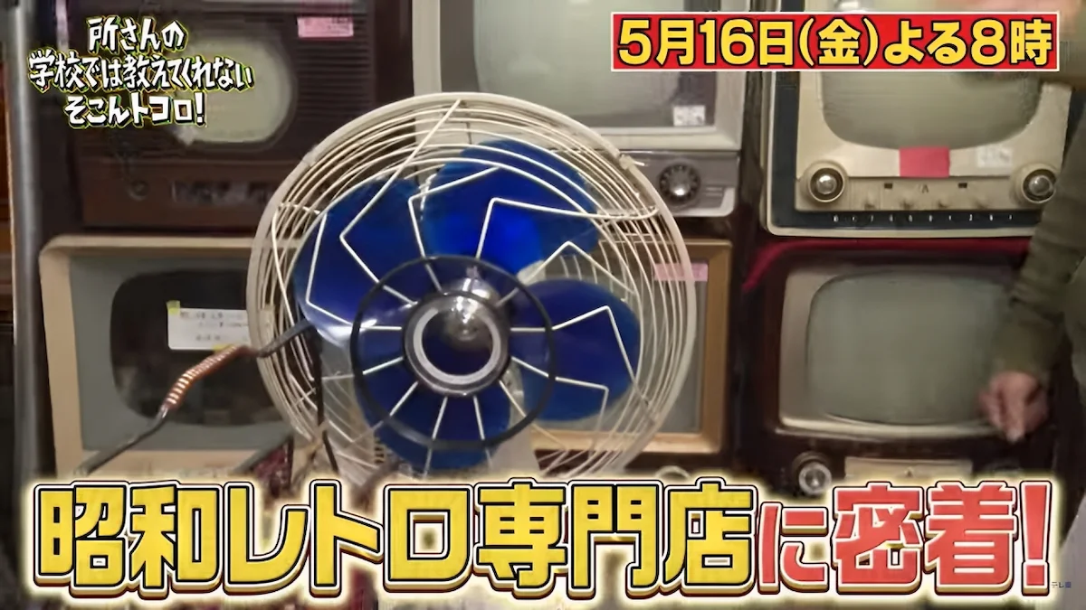 2万点以上の商品が揃う福岡の昭和レトロ専門店に密着「所さんの学校では教えてくれないそこんトコロ!」5月16日放送