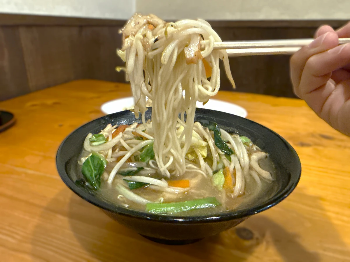 麺や大大の野菜ラーメン