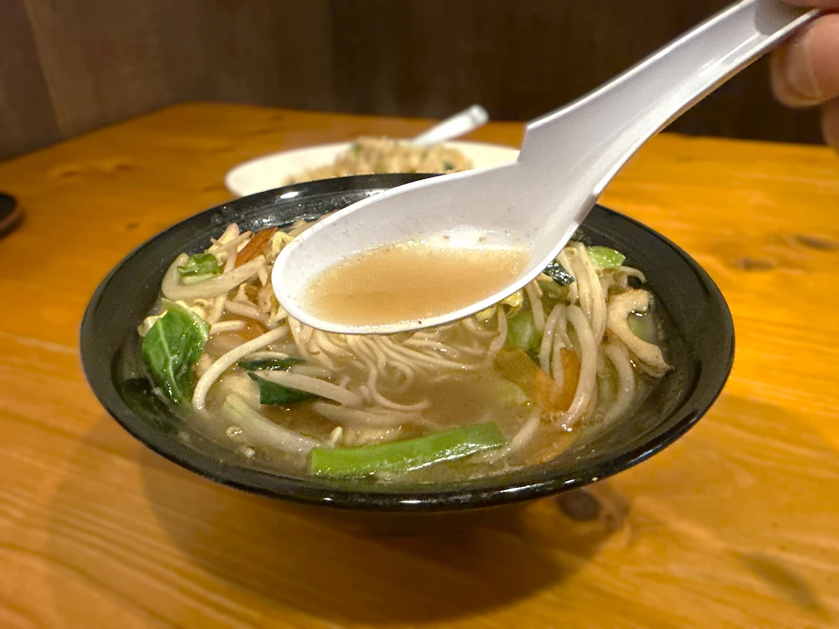 麺や大大の野菜ラーメン
