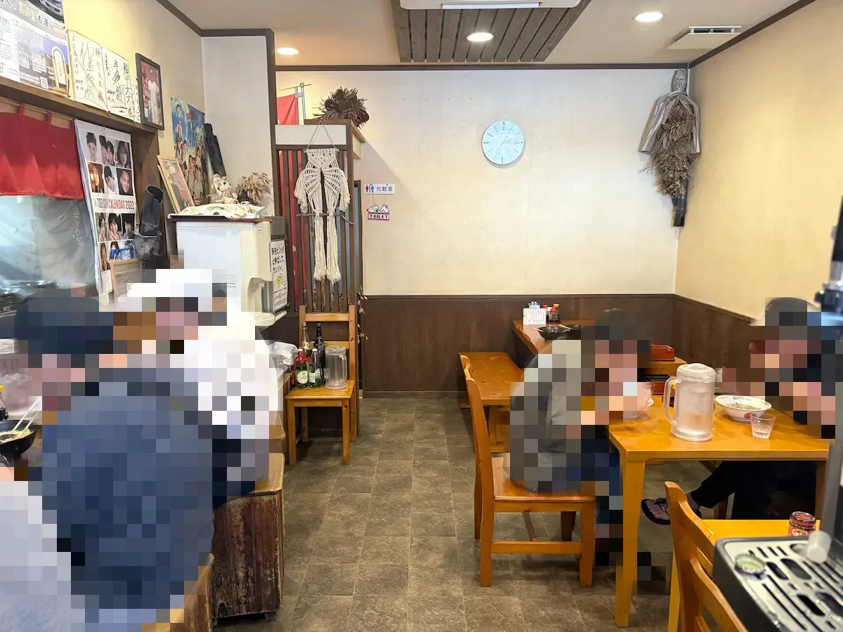 麺や大大の店内