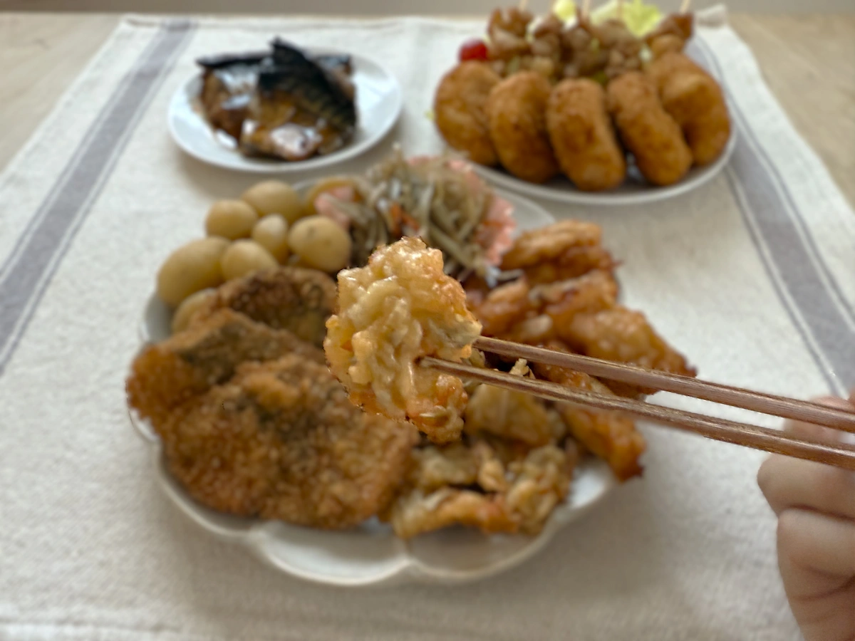中上そう菜天ぷら店の総菜