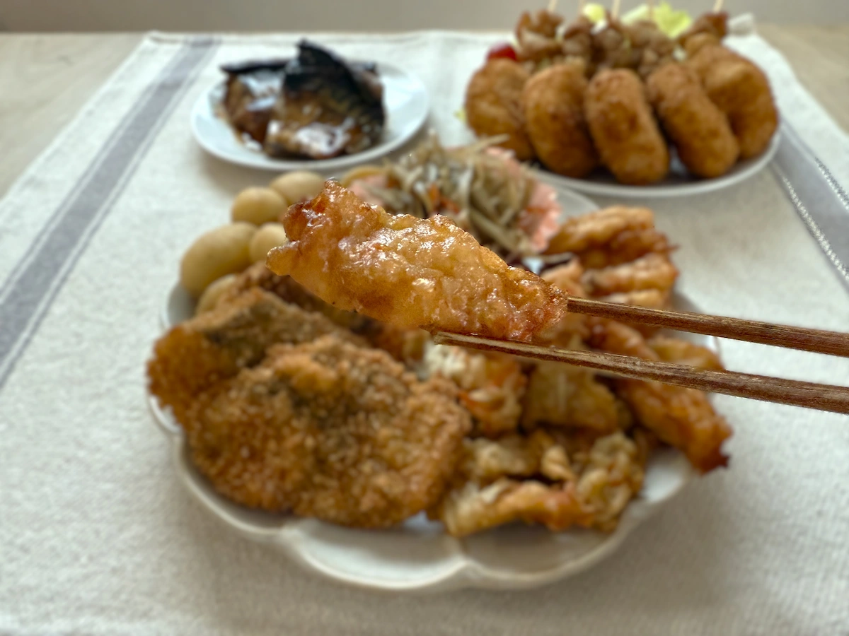 中上そう菜天ぷら店の総菜