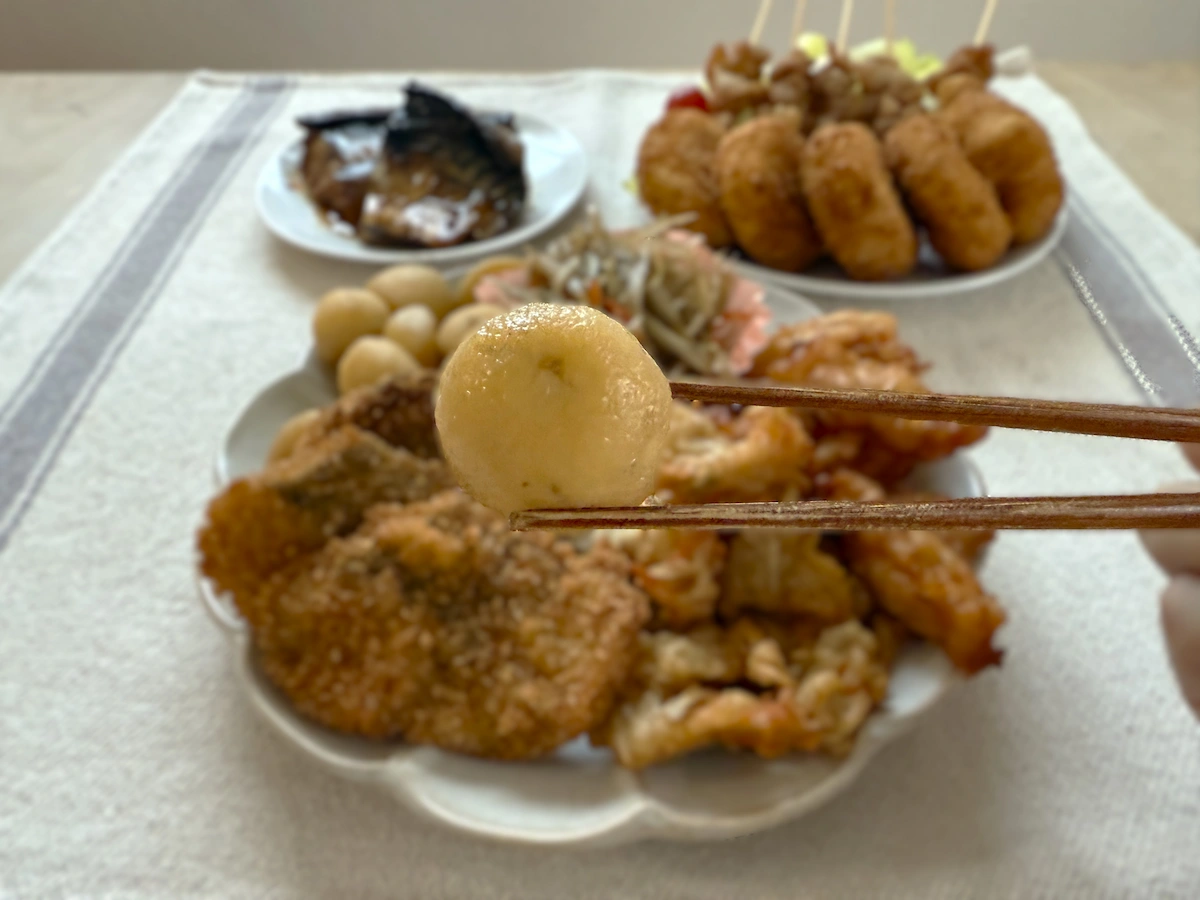 中上そう菜天ぷら店の総菜