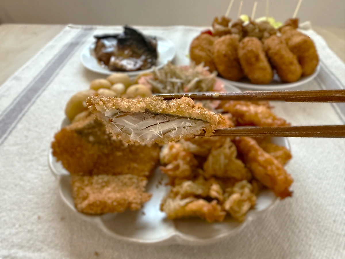 中上そう菜天ぷら店の総菜