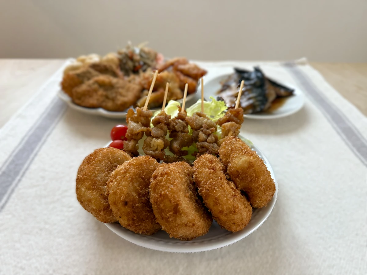 中上そう菜天ぷら店の総菜