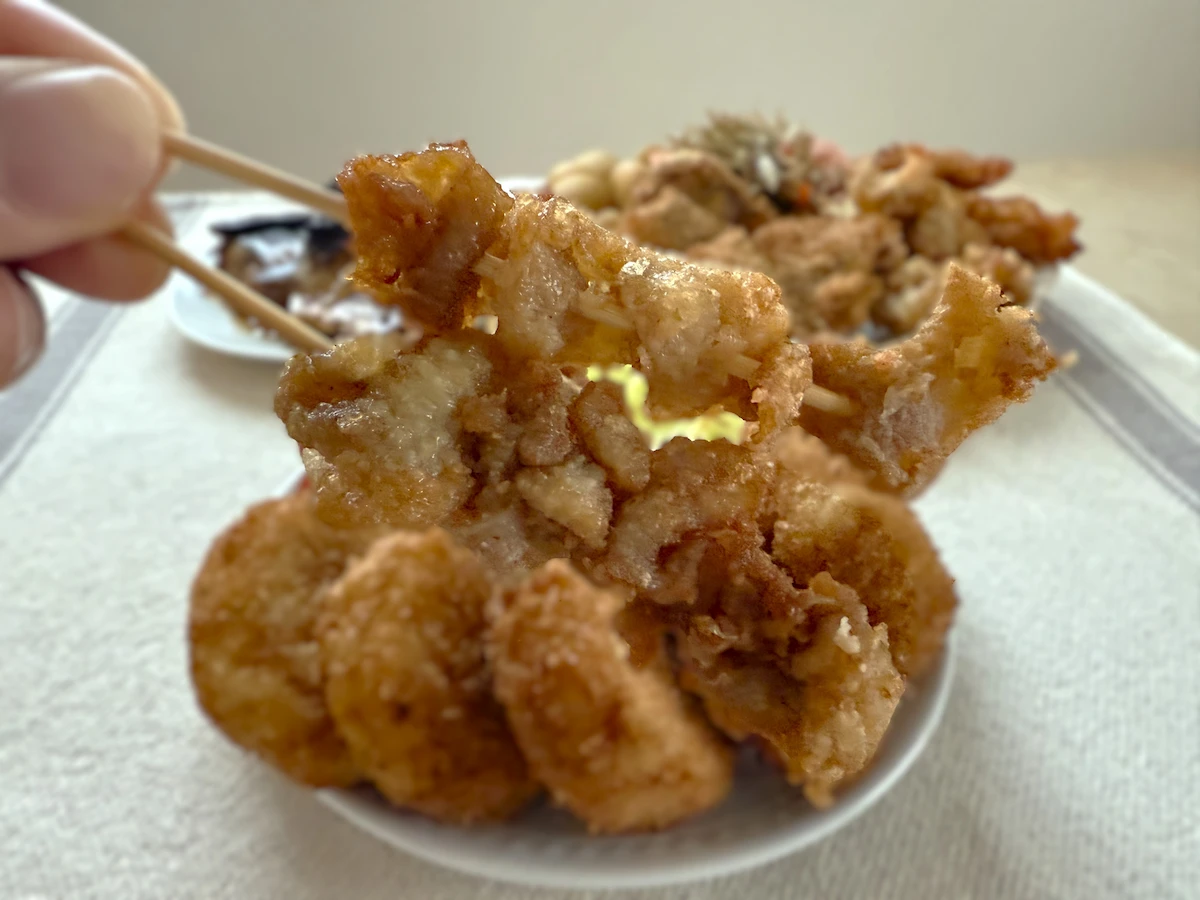 中上そう菜天ぷら店の総菜