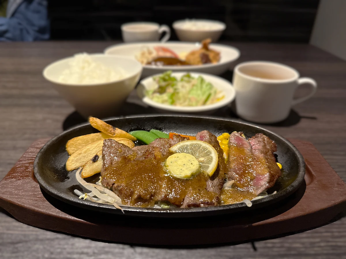 レストラン マトロのステーキランチ