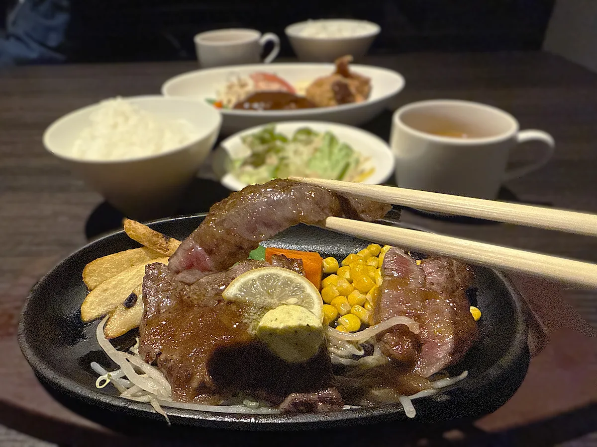 レストラン マトロのステーキランチ