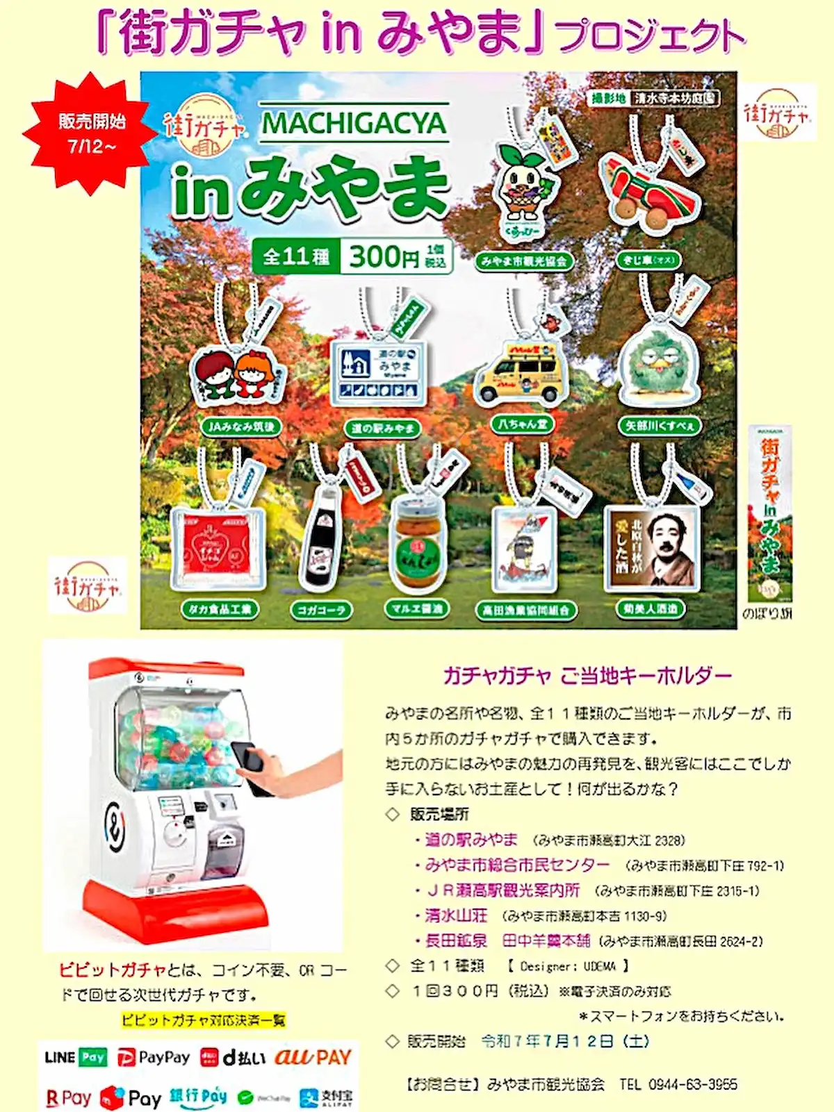 街ガチャinみやま