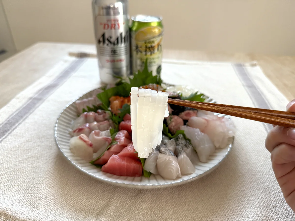 「城後鮮魚店」のイカ