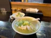 「ラーメン・豚足 太吉」の女性店主が作る絶品鶏ガラ塩ラーメンと鶏しらす丼を食す（久留米市）