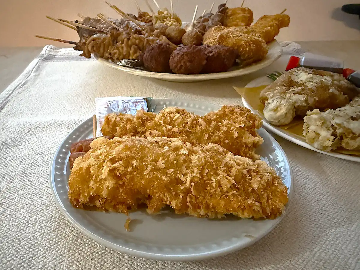 「肉のまえはら」のササミカツ
