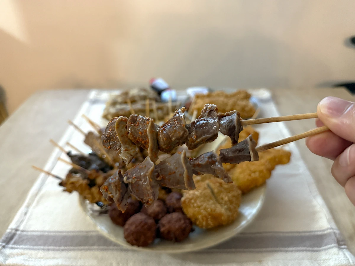 「肉のまえはら」の砂ズリ