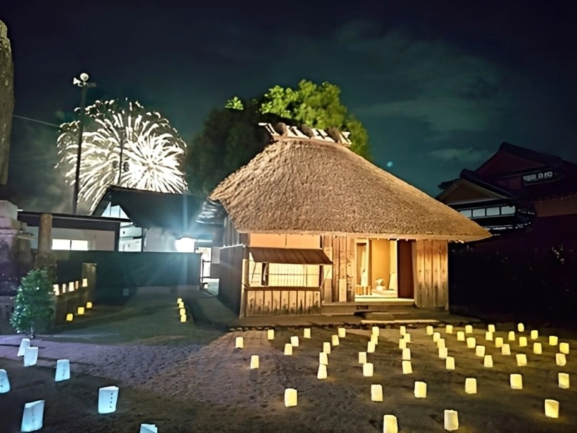 筑後市「山梔窩ライトアップ&ナイトミニマルシェ」 水田天満宮千燈明花火大祭やナイトミュージアムも同時開催!