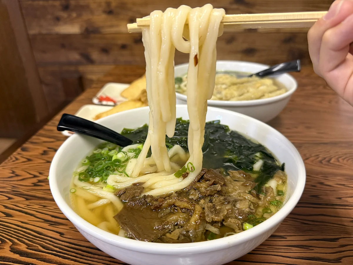 一升五合の肉うどん