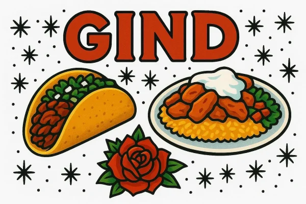 「GinD」ってタコスとチキンオーバーライスの店がオープンするみたい。9月6日【大牟田市】