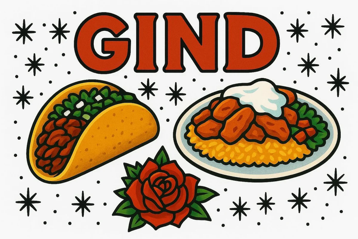 「GinD」ってタコスとチキンオーバーライスの店がオープンするみたい。9月6日【大牟田市】