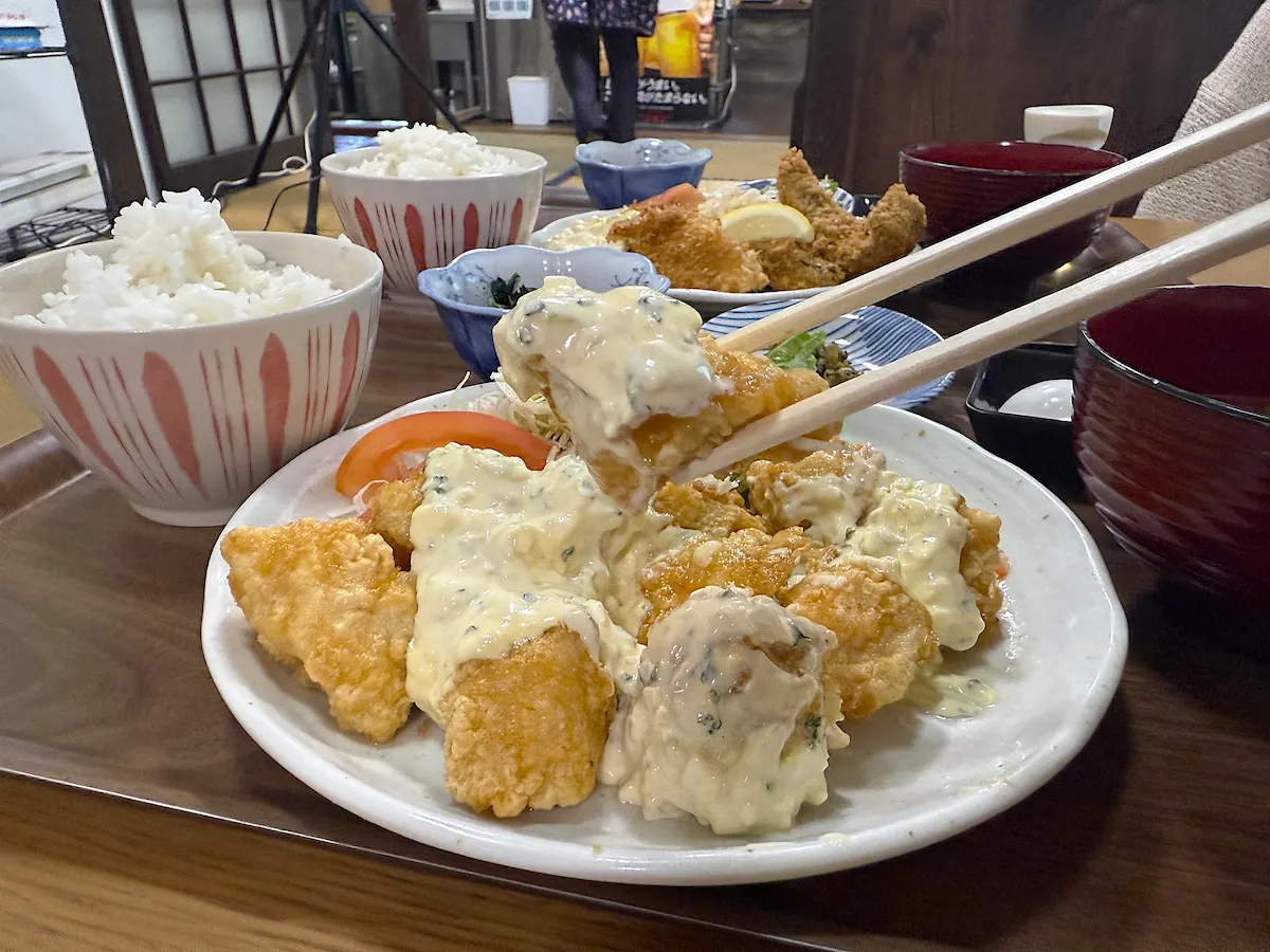 喜楽家食堂のチキン南蛮定職