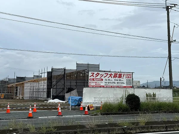 筑後市に「徳兵衛うどん」が出来るみたい。ゆめモール筑後近く