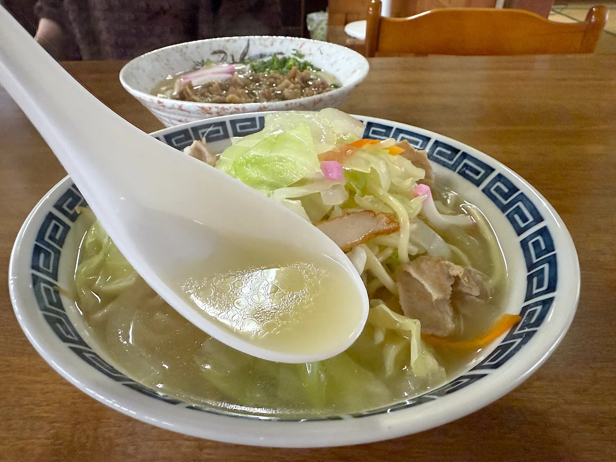 「富士食堂」のチャンポン②