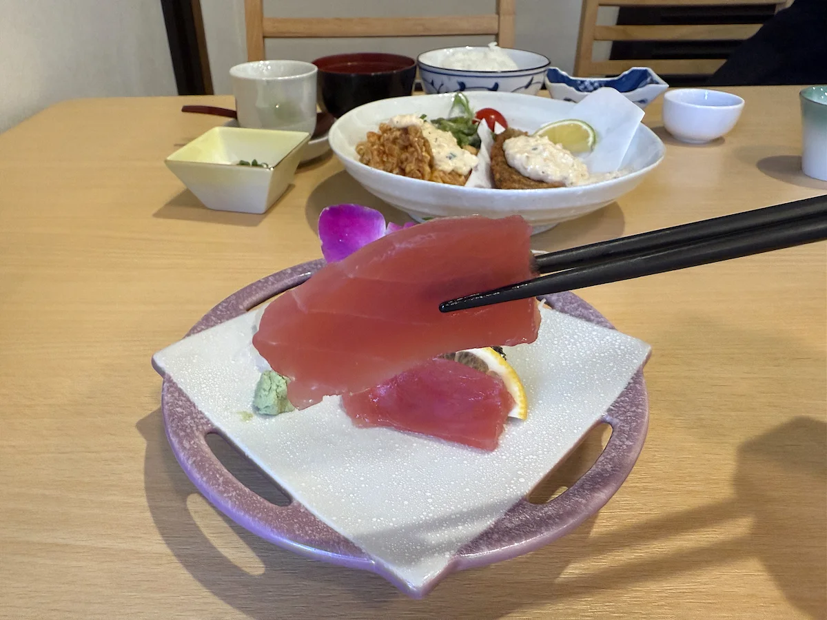 「和食居酒屋こわっぱ」のマグロ