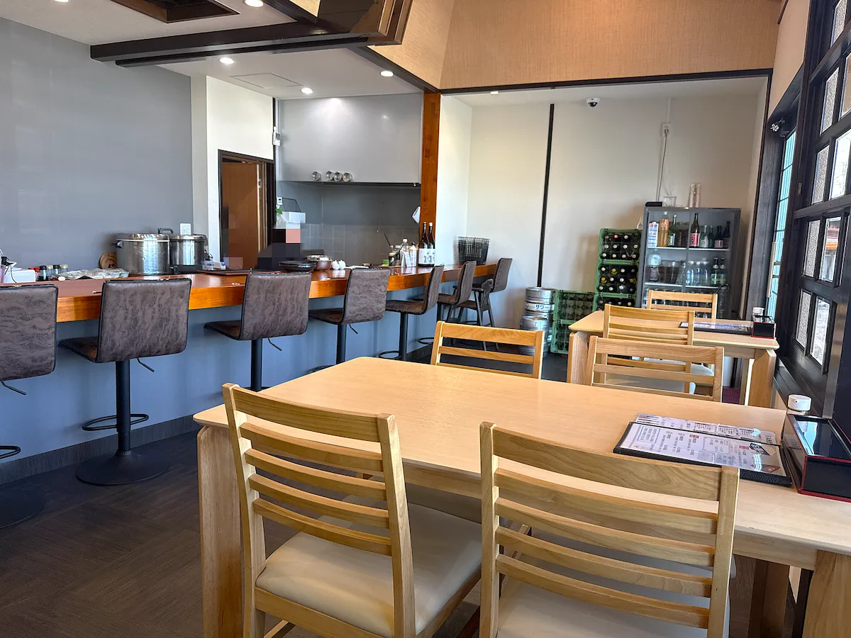 「和食居酒屋こわっぱ」の店内