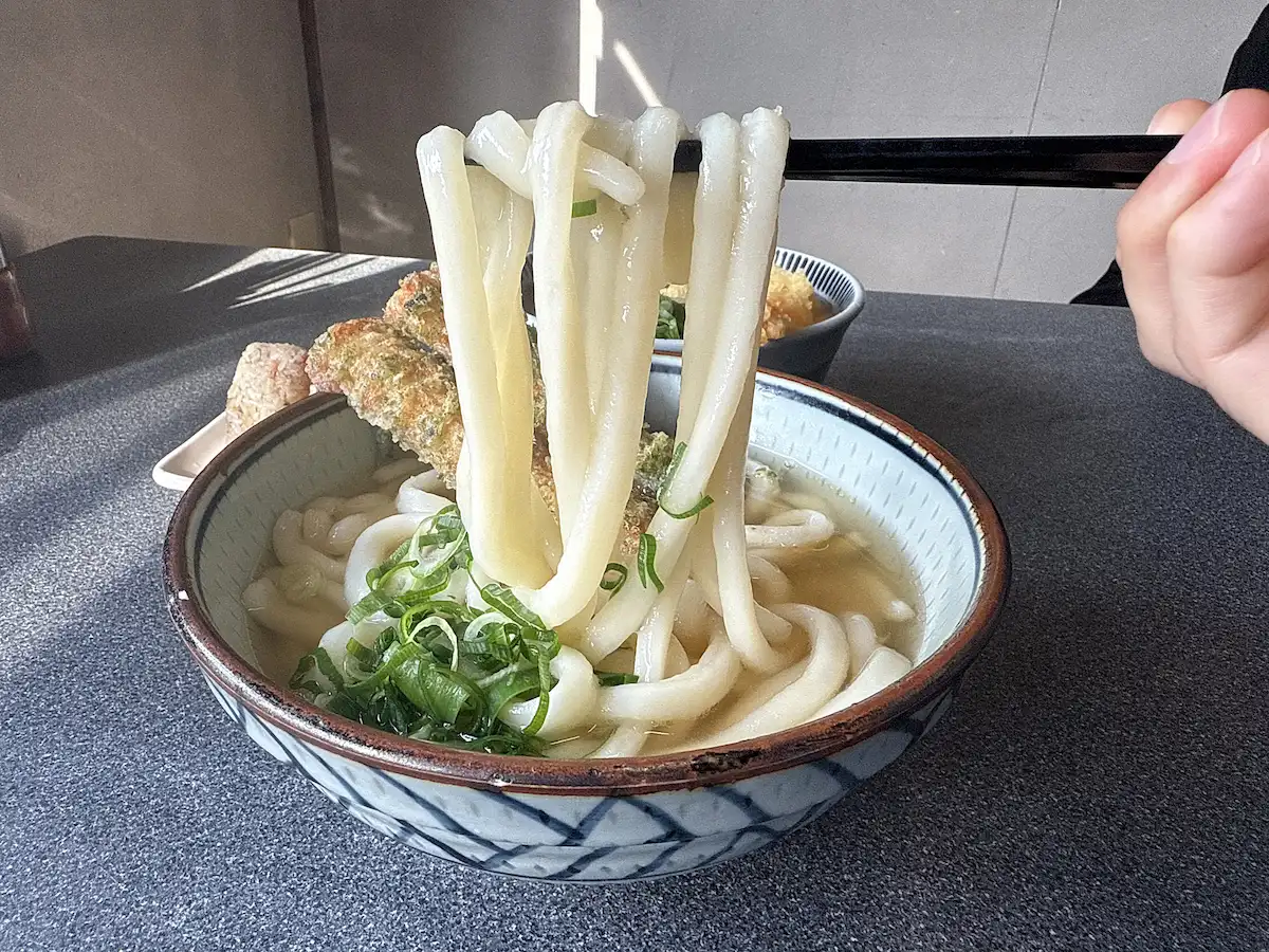 「吉屋うどん」の竹輪天うどん③