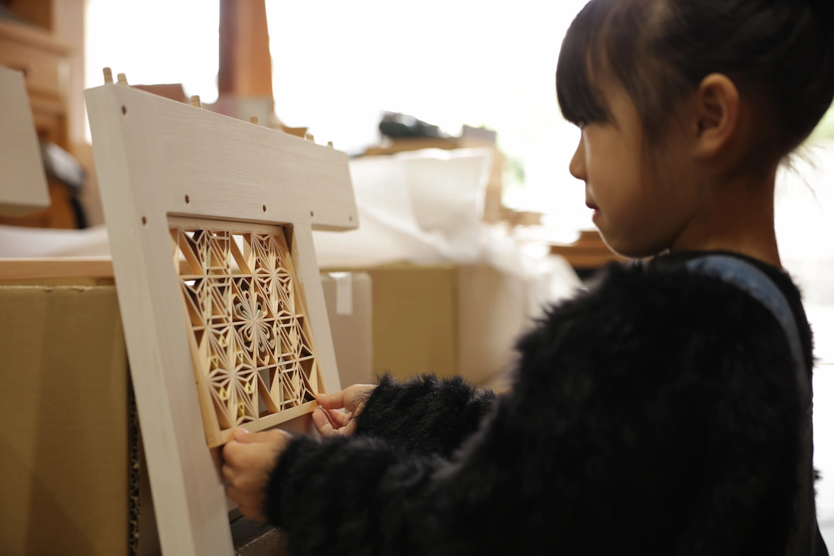 「世界にひとつだけの学習机づくり体験」の前回の様子②