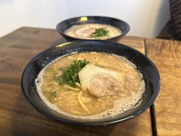 「ラーメンりょうま」の煮干豚骨ラーメンや餃子たちを食べてきた！（筑後市）