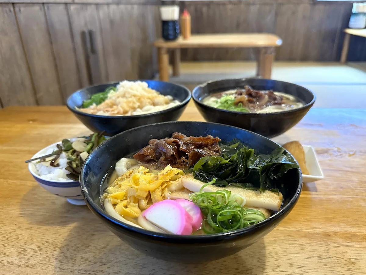 「飩平庵」の具うどんや上えび天うどんや山菜ごはんを食べてきた！（大牟田市）