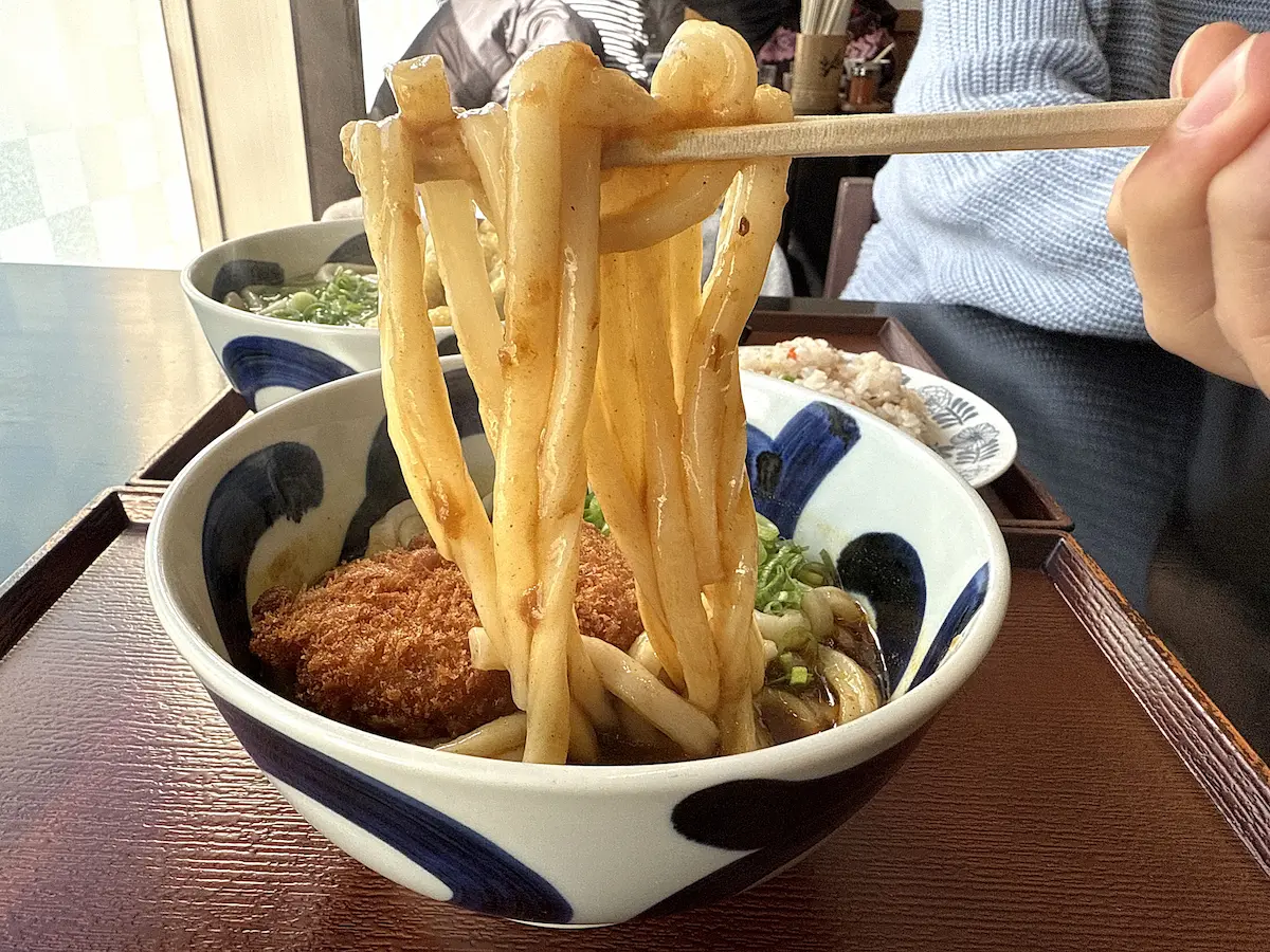 華新うどんのコロッケカレーうどん⑤