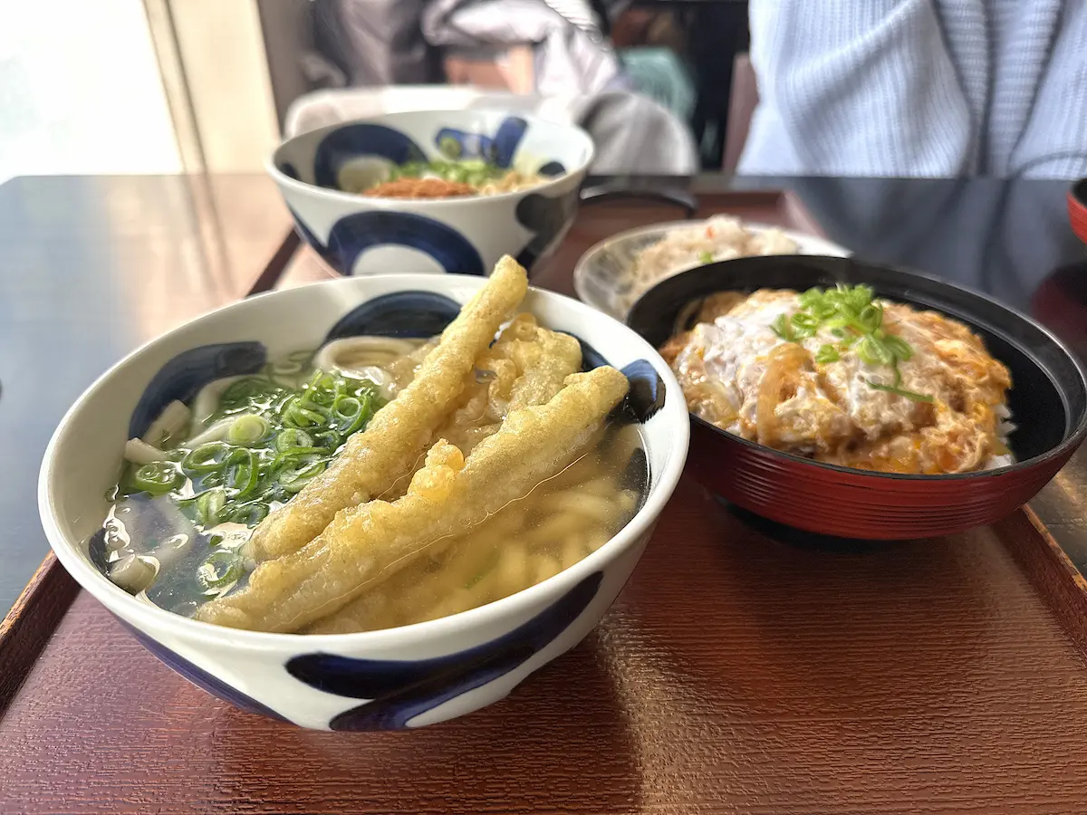 華新うどんのごぼう天うどん①