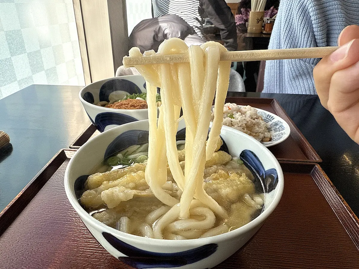 華新うどんのごぼう天うどん⑤